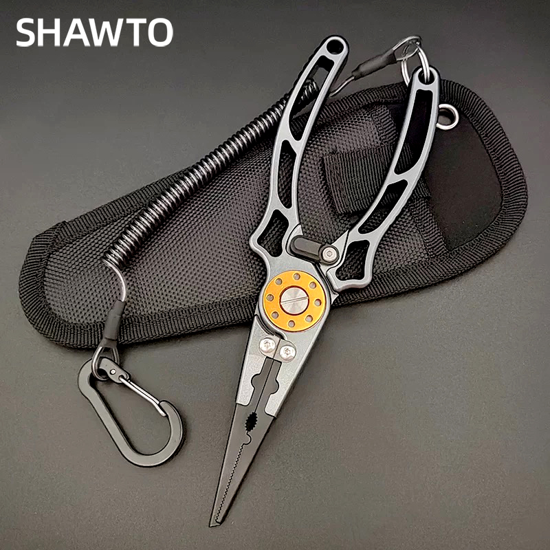 Saltwater Fishing Hook - Shawto 20cm Alüminyum Balıkçı Pensesi Tuzlu