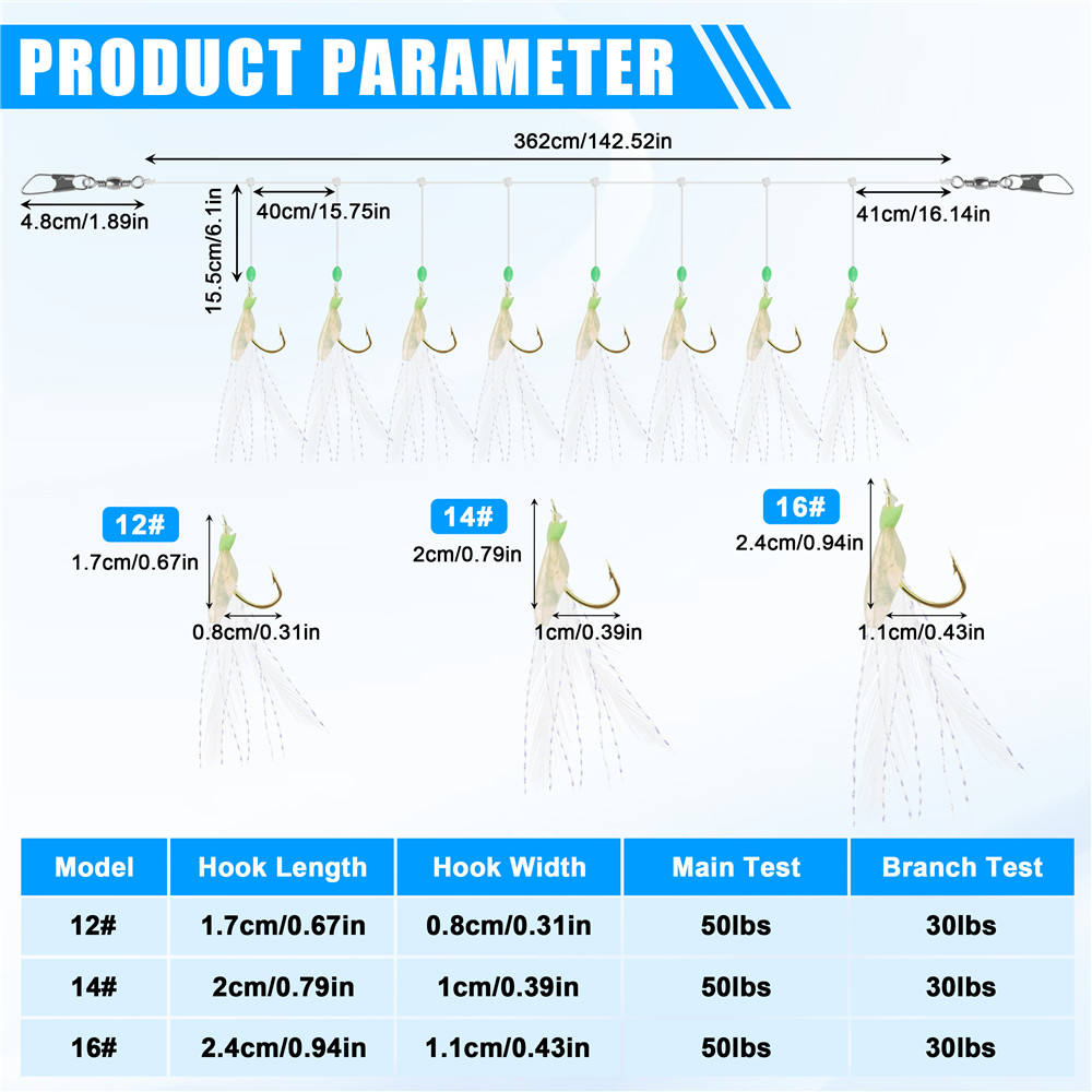 24 Adet = 3 Paket 8'i 1 Arada  - Fishing Equipment Shop incelemesi ve fiyatı